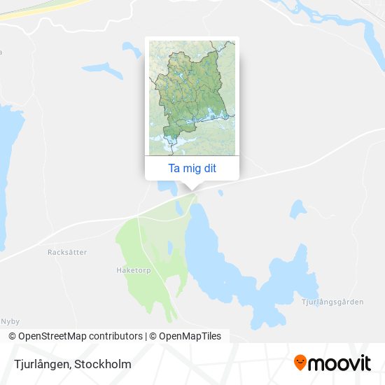 Tjurlången karta