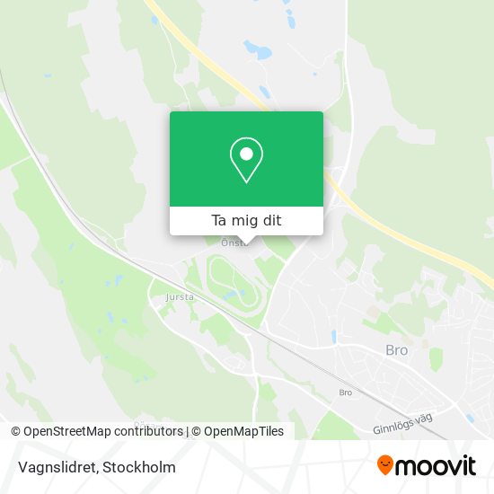 Vagnslidret karta