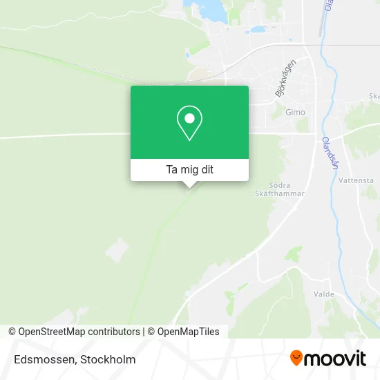 Edsmossen karta