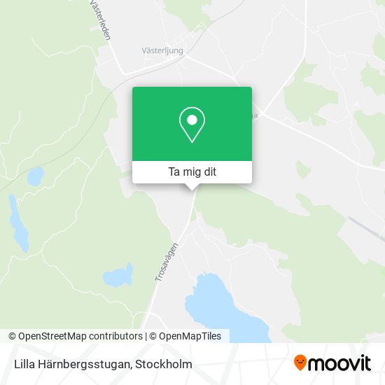 Lilla Härnbergsstugan karta