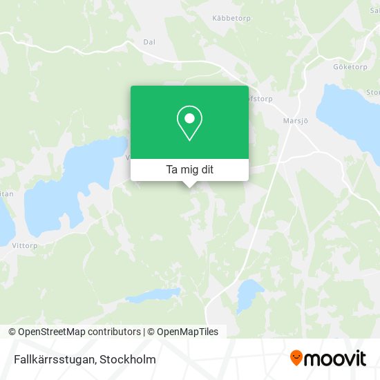 Fallkärrsstugan karta