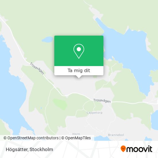 Högsätter karta