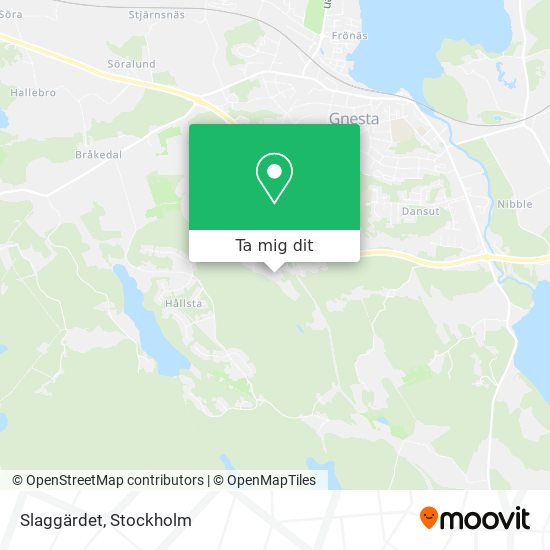 Slaggärdet karta