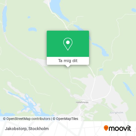 Jakobstorp karta