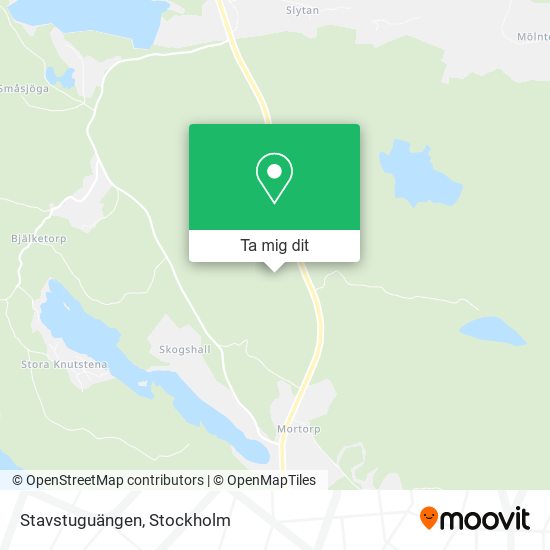 Stavstuguängen karta