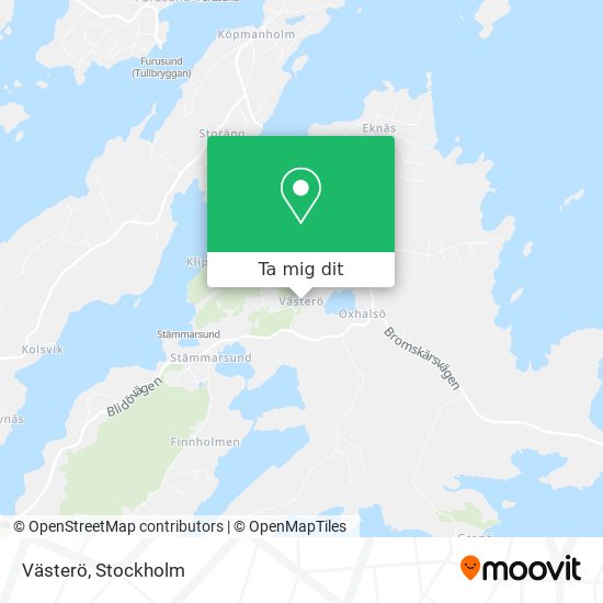 Västerö karta