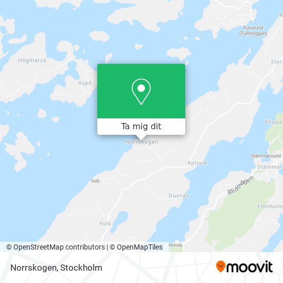 Norrskogen karta