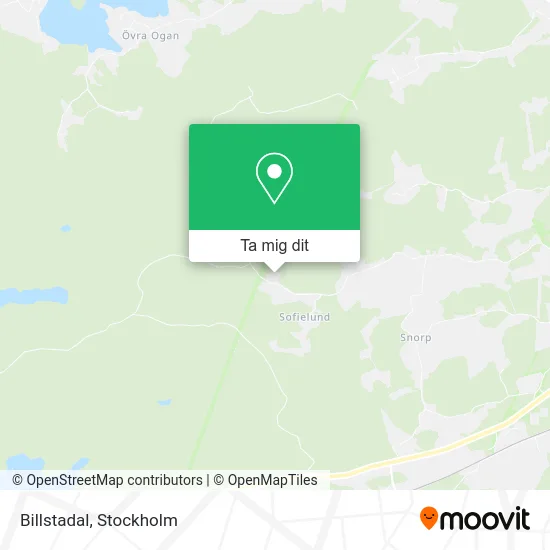 Billstadal karta
