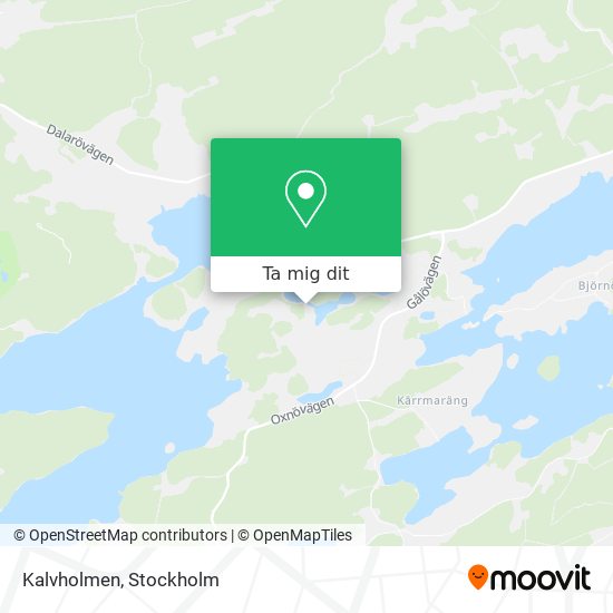 Kalvholmen karta