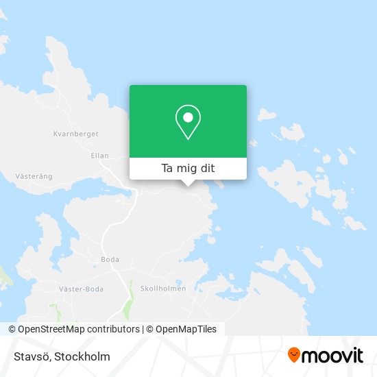 Stavsö karta