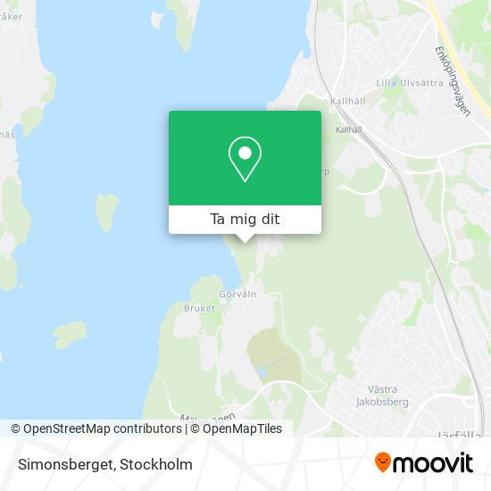 Simonsberget karta