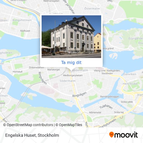 Engelska Huset karta