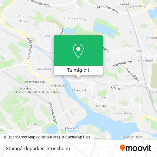 Stamgårdsparken karta