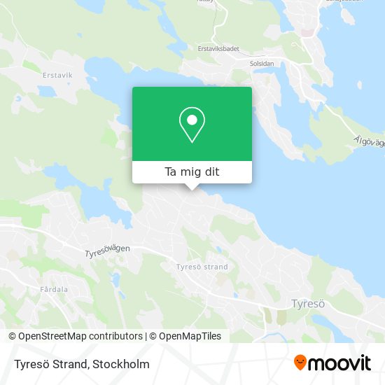 Tyresö Strand karta