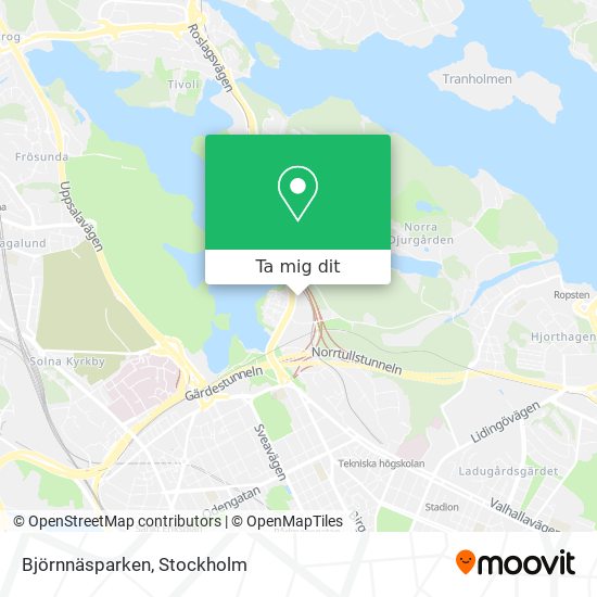 Björnnäsparken karta