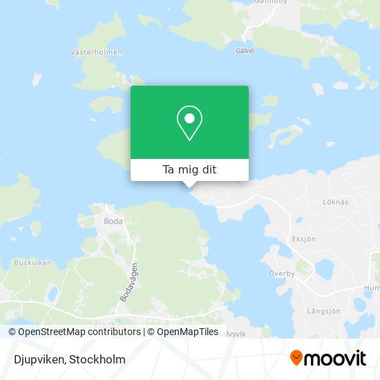 Djupviken karta