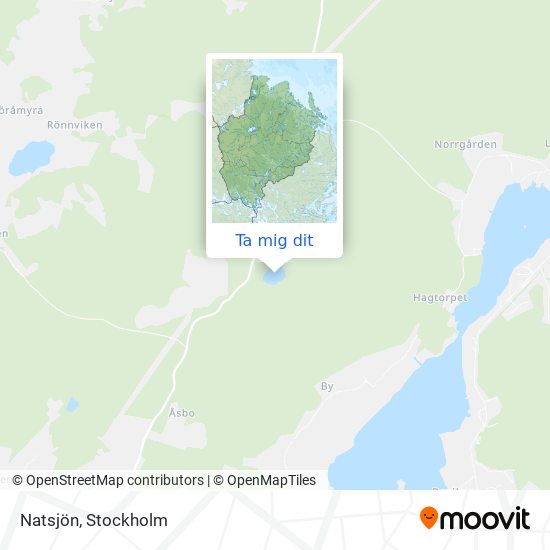 Natsjön karta