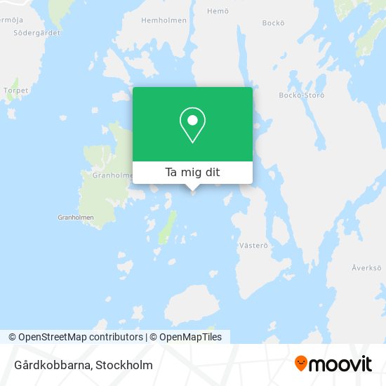 Gårdkobbarna karta