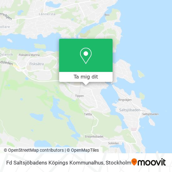 Fd Saltsjöbadens Köpings Kommunalhus karta