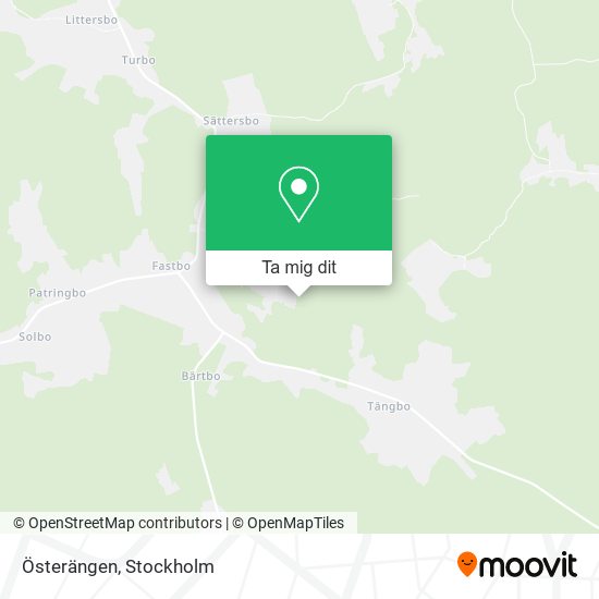 Österängen karta