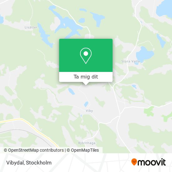 Vibydal karta