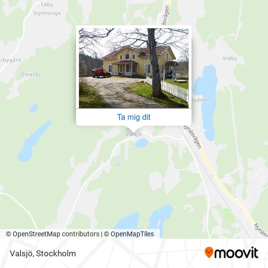 Valsjö karta