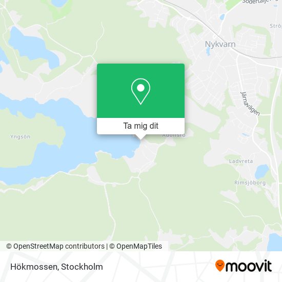 Hökmossen karta