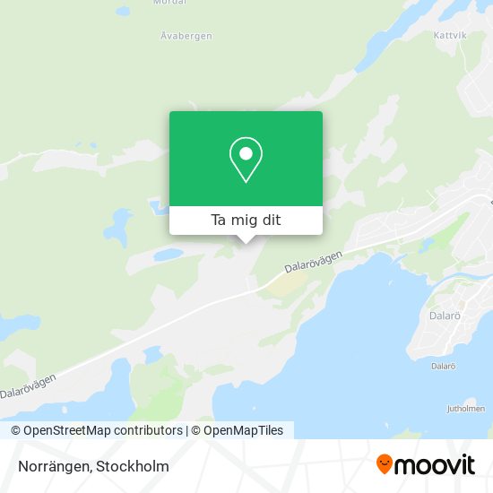 Norrängen karta