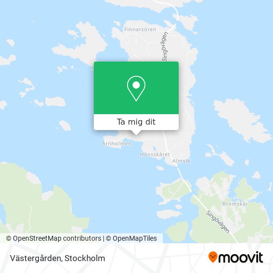 Västergården karta