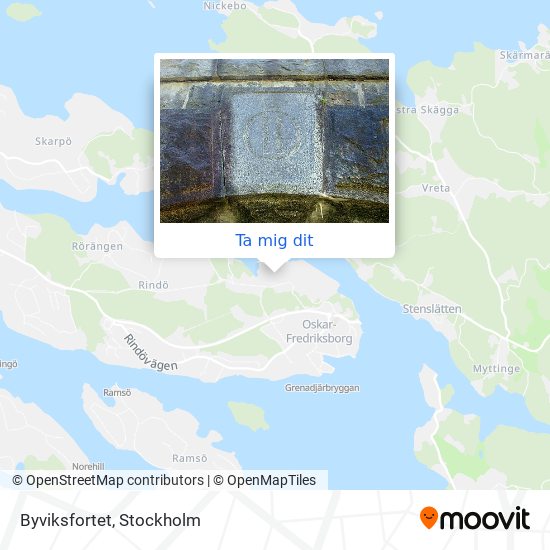 Byviksfortet karta