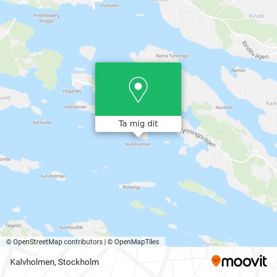 Kalvholmen karta