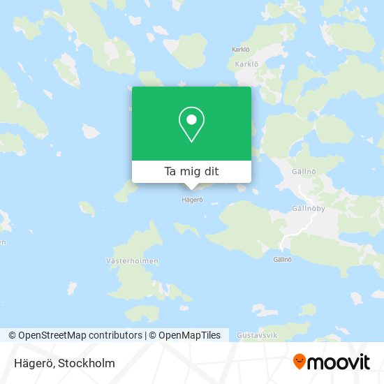 Hägerö karta