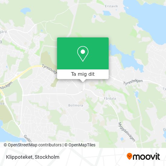 Klippoteket karta