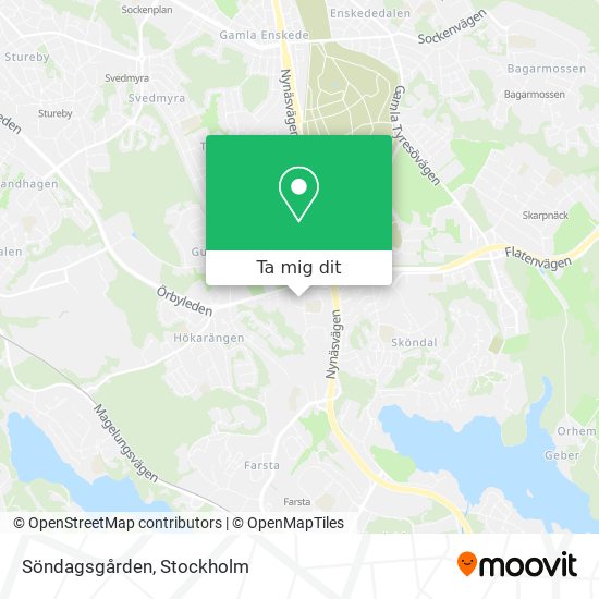 Söndagsgården karta