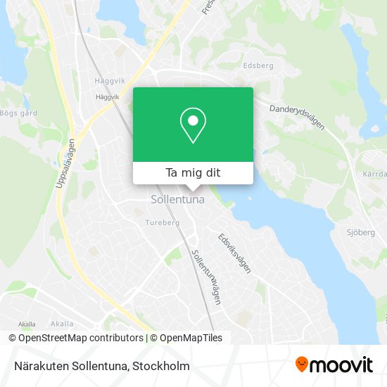 Närakuten Sollentuna karta