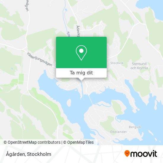 Ågården karta