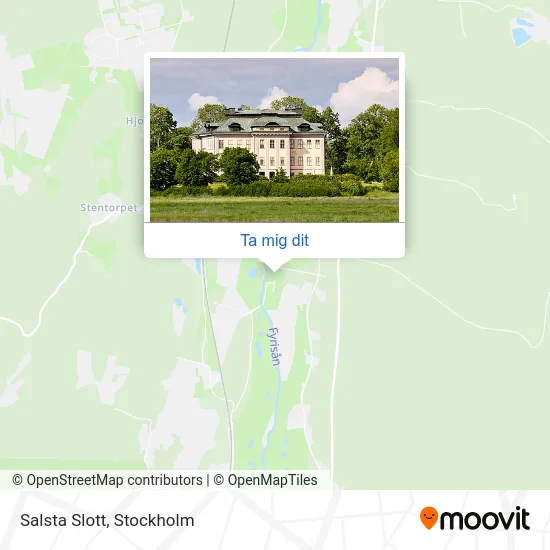 Salsta Slott karta