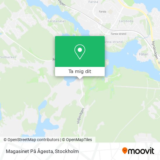 Magasinet På Ågesta karta