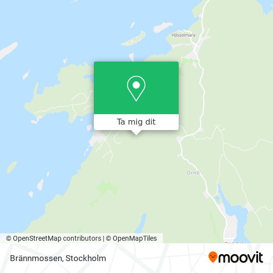 Brännmossen karta