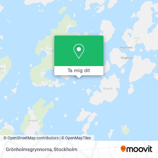Grönholmsgrynnorna karta