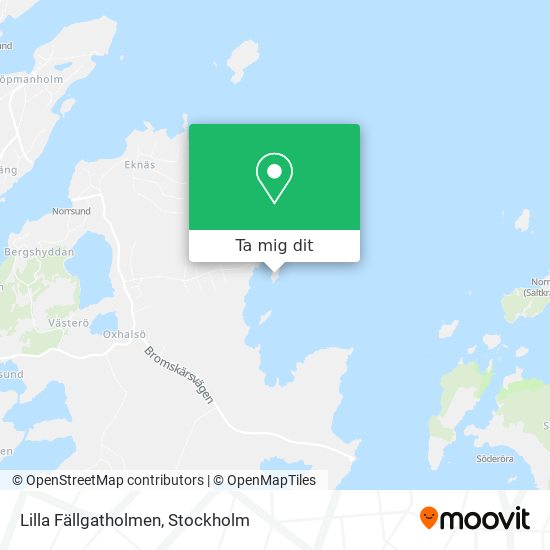 Lilla Fällgatholmen karta