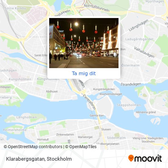 Klarabergsgatan karta