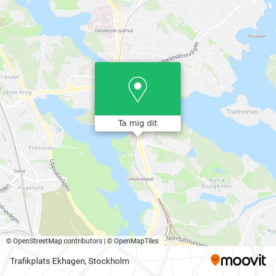 Trafikplats Ekhagen karta