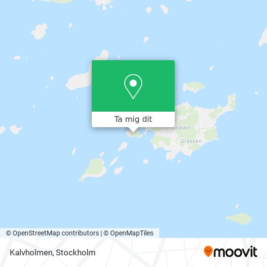 Kalvholmen karta