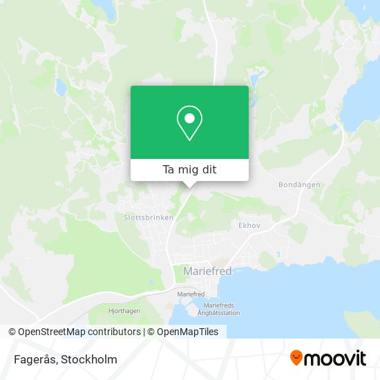 Fagerås karta