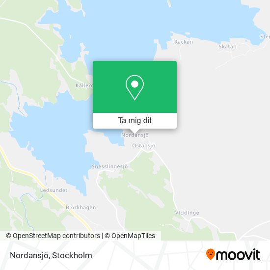 Nordansjö karta