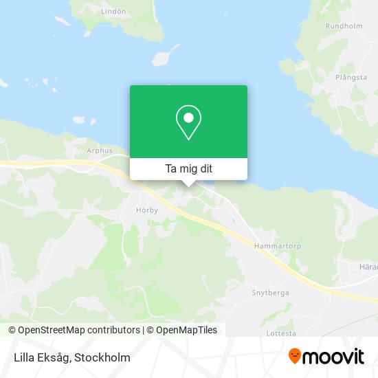 Lilla Eksåg karta