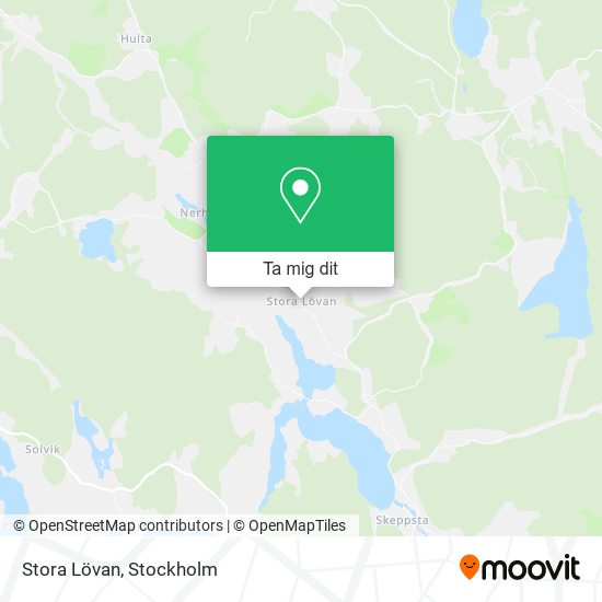 Stora Lövan karta