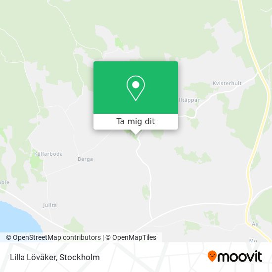 Lilla Lövåker karta