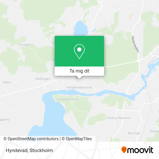 Hyndevad karta